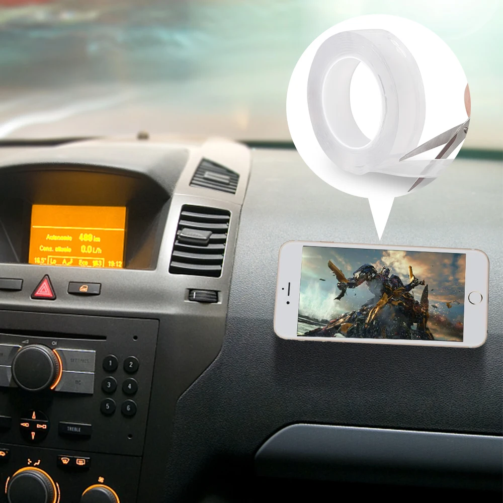 

3types Multifunction Nano No Trace Magic Tape Anti-slip Fixed Adhesive for Car Kitchen Phone Fixed Emergency Tape