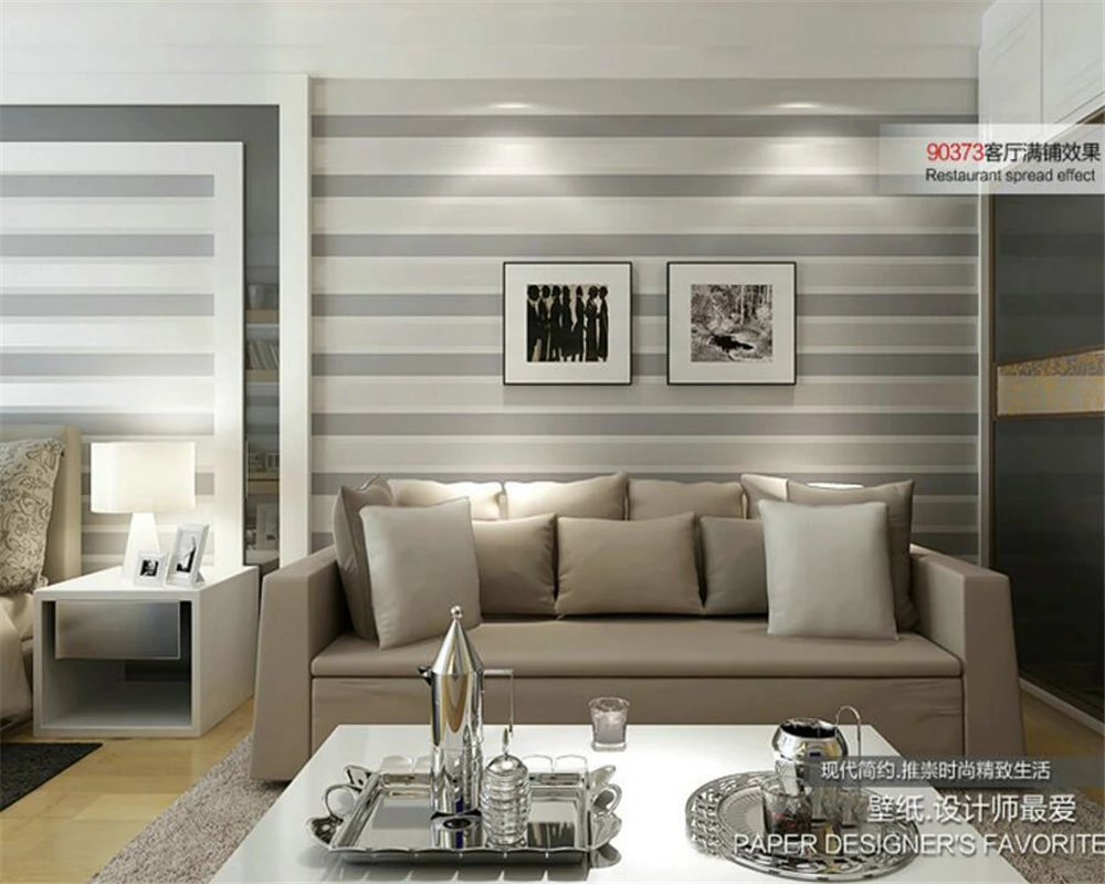 Beibehang Home decoration wallpaper modern vertical striped wallpaper living room bedroom full house covered 3d wallpaper roll Beibehang Home decoration wallpaper modern vertical striped wallpaper living room bedroom full house covered 3d wallpaper roll
