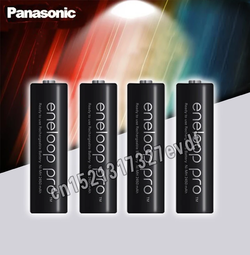 Panasonic оригинальные батареи 2550mAh 4 шт./лот 1,2 V Ni-MH камера Фонарик xbox игрушка AA предварительно Заряженная аккумуляторная батарея