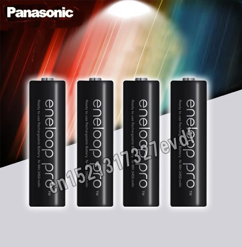 

Panasonic Original 2550mAh Batteries 4PCS/LOT 1.2V NI-MH Camera Flashlight XBOX Toy AA Pre-Charged Rechargeable Battery