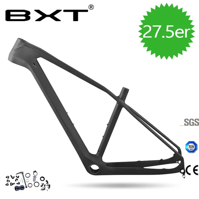 Cheap 2018 New BXT t800 ud mtb carbon frame 27.5er 650b mtb carbon frame 27.5 carbon mountain bike frame 142*12 or 135*9mm bicycle