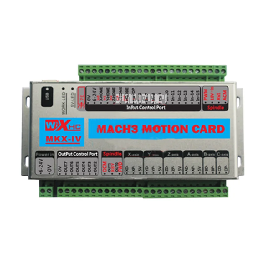 

New Arrival MACH3 Triaxial Controller XHC CNC Mach3 USB 3 Axis Motion Control Card Breakout Board 24V 2000KHz Support Windows