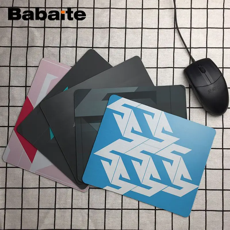 Babaite Simple Design CS GO team Customized laptop Gaming mouse pad