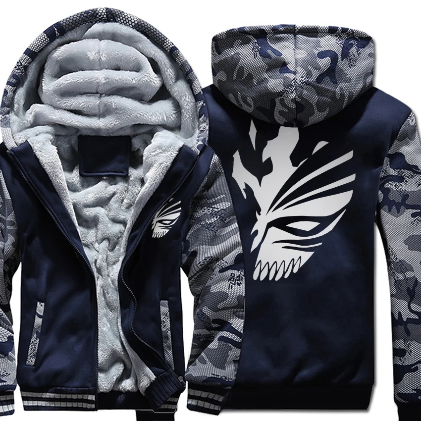 Men's Sportswear Harajuku Hoodies 2018 Hot Winter Fleece Raglan Hoody Print BLEACH Kurosaki Ichigo Punk Cool Sweatshirts Men Men's Sportswear Harajuku Hoodies 2018 Hot Winter Fleece Raglan Hoody Print BLEACH Kurosaki Ichigo Punk Cool Sweatshirts Men