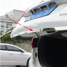 Tailgate Rear Door Bottom Cover Molding Trim Stainless Steel back door For Mitsubishi OUTLANDER 2013-2016 Car Accessories