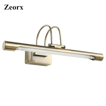 

ZEOR 9W 42CM 16IN Modern Bathroom Led Mirror Light Bronze Wall Mounted LED Bathroom Vanity Make up Wall Lights Mirror Front Lamp
