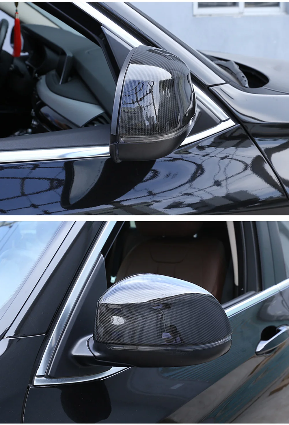 2 шт. для BMW X5 F15 G05 аксессуары для автомобильных зеркал боковое зеркало заднего вида крышка крышки Накладка наклейка