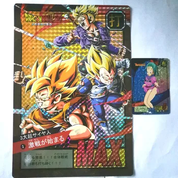 

8pcs Big Card Super Dragon Ball Length 26cm Width 18cm Heroes Battle Ultra Instinct Goku Super Game Collection Anime Cards