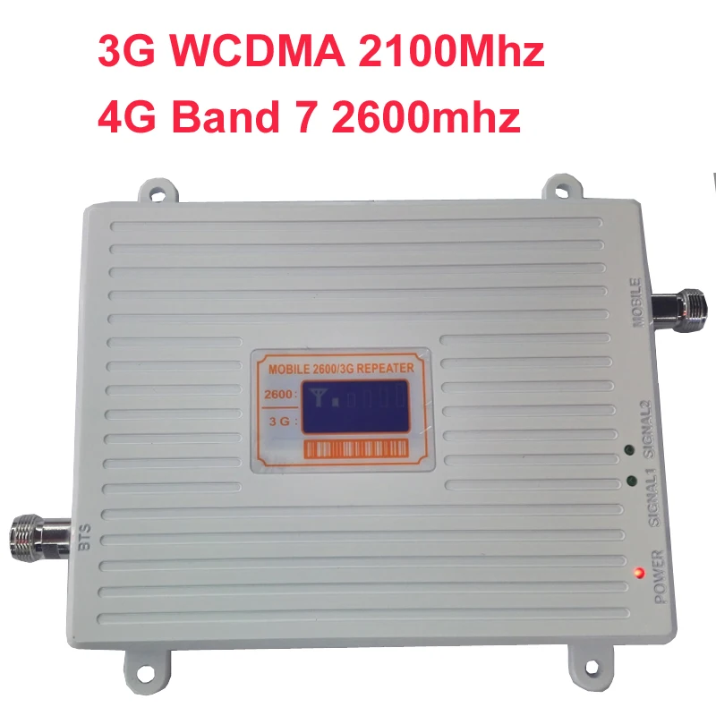 

3G WCDMA & 4G amplier BAND7 FDD LTE 4G booster 22dbm 65dbi LCD display 2600mhz 3G 4G booster repeater 4G booster repeater