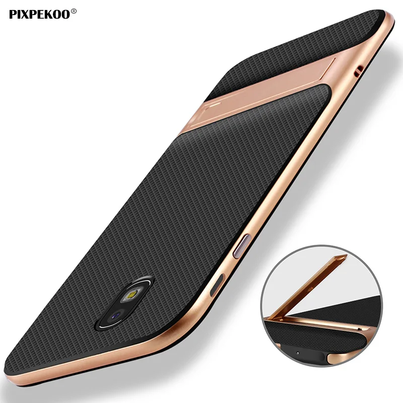 Pixpekoo для Samsung Galaxy J7 2017 j730/J7 Pro чехол ручки текстура матовая Slim Fit телефон Обложка