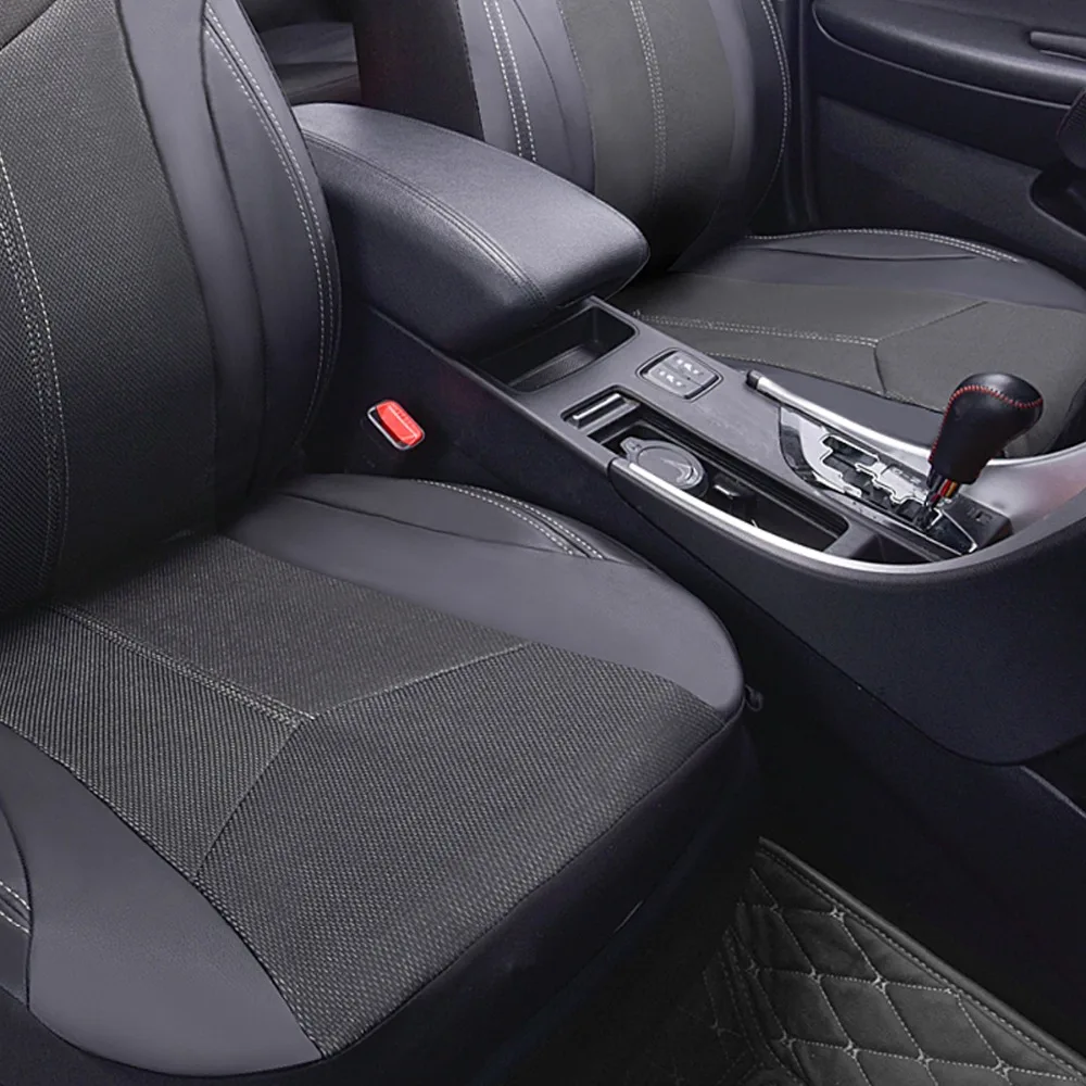 Автомобильные чехлы для сидений автомобиля, чехлы для сидений автомобиля, защита для глаз, птицы, сетчатая ткань, передние и задние, 11 шт., подушка безопасности для Toyota Ford Nissan