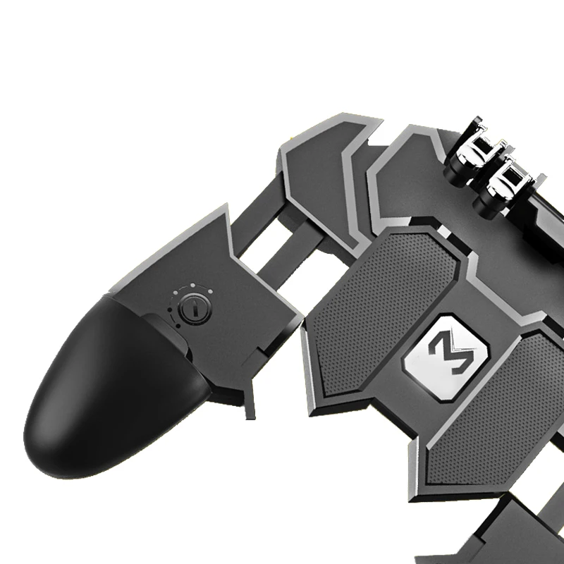 PUBG Mobile phone Dzhostik Six-finger linkage Gaming Trigger Gamepad L1R1 Shooter Controller Game Fire Button For iphone Android (5)