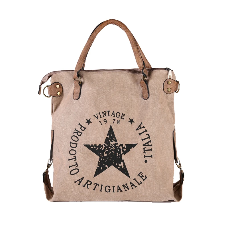 Bolsos De Hombro De Lona Unisex, Gran Capacidad, Multibolsillos