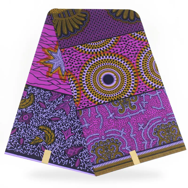 Новое прибытие высокого качества восковой хлопок голландский Африканский вощеная ткань хлопок дизайн восковой ткани для вечерние платья H180424