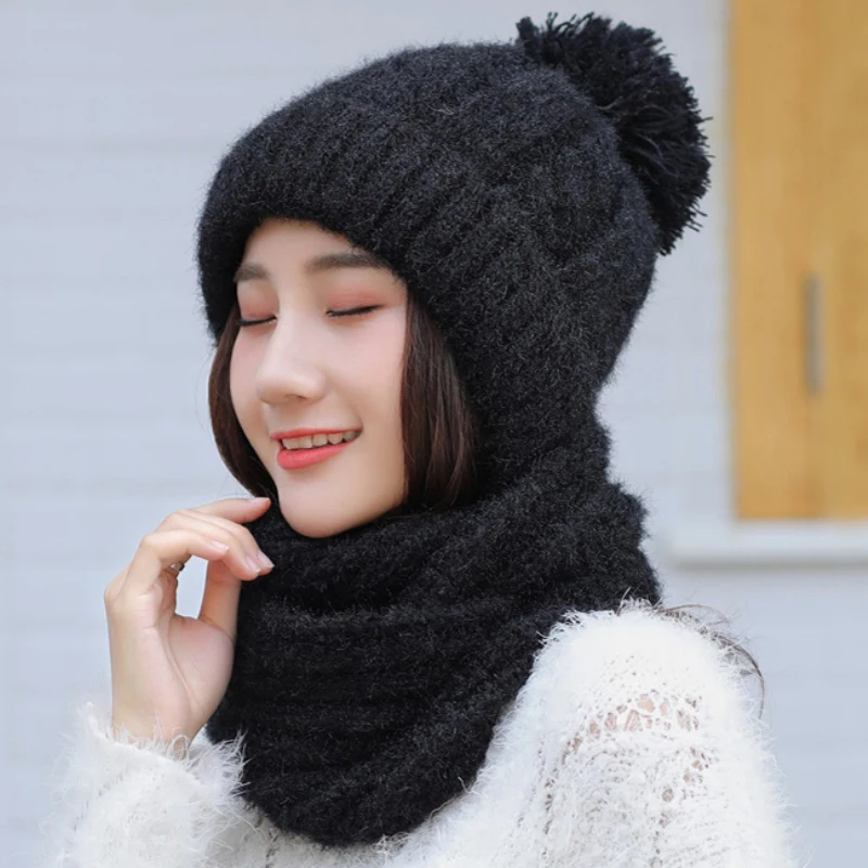HT2131 зимние аксессуары для женщин, Толстая теплая женская зимняя ...