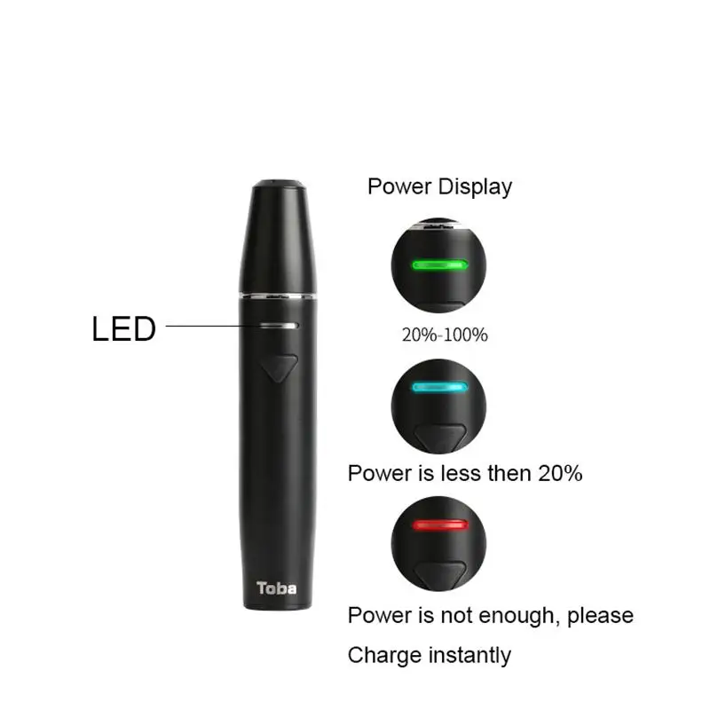  TOBA E-cigarette 0.8ohm Vaporizer Kit 1500mah Vaper cigarettes with iqos sticks Vape Ven for iCos V