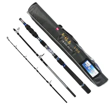 Высокоуглеродистые удочки серебристо-серые складные удочки 2,1 М 2,4 М 2,7 М 3,0 м спиннинговые рыболовные снасти Сумка Морская удочка