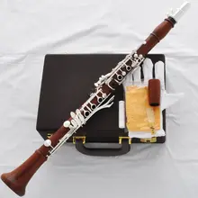 Профессиональная Grenadilla из розового дерева кларнет серебро 19 ключ стрелы системы с чехлом