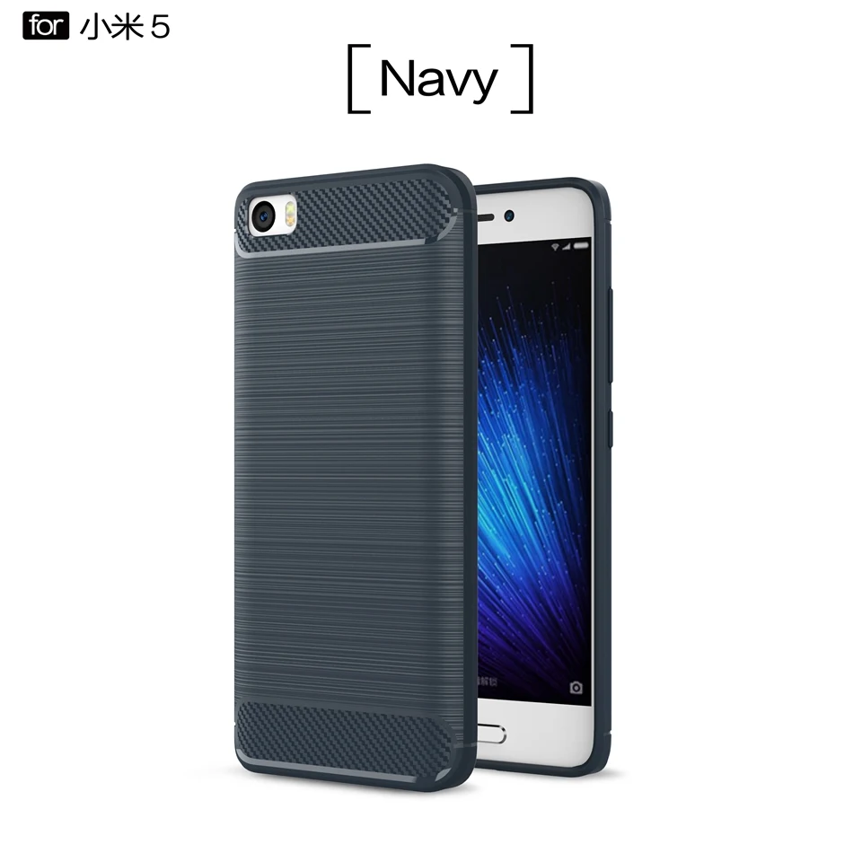 Cover For Xiomi Xiaomi Mi5 Case Carbon Fiber Silicon Soft TPU Luxury Shockproof Xami Mi5 Coque For Capas Xiaomi Mi5 Case (12)
