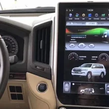 Чистый Android Tesla Стиль 1" автомобиль без dvd-плеер gps навигация для TOYOTA LAND CRUISER LC200 стерео Мультимедиа