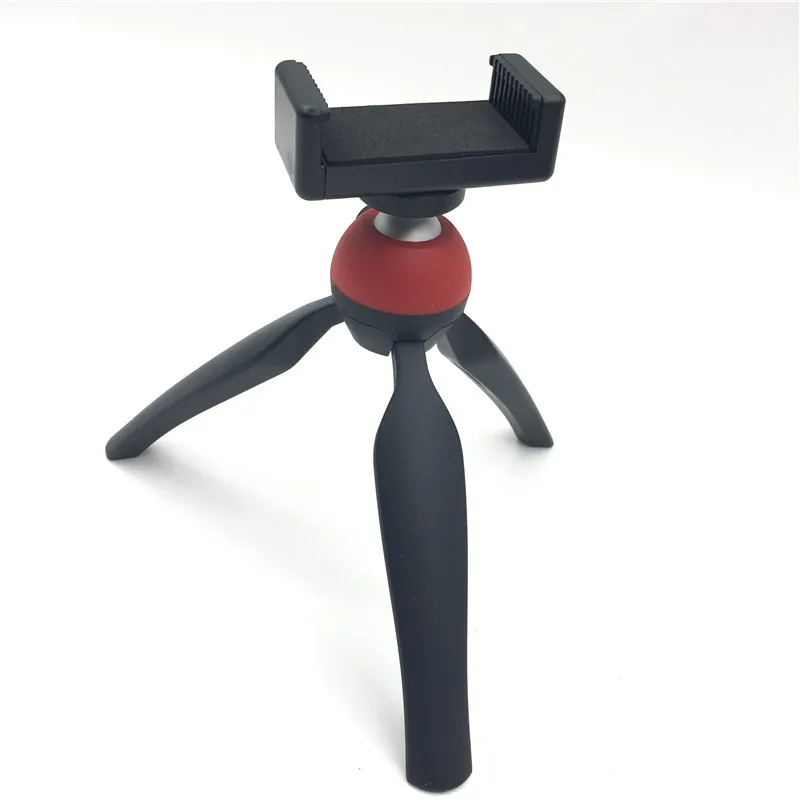 Portable Mini Tripod with Holder Mount Selfie Camera Tabletop Travel Tripods with Clip for