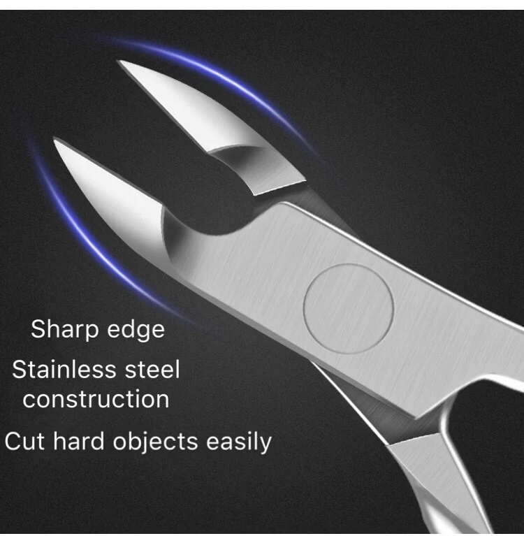 

Professional Fingernail Toenail Cuticle Nipper Trimming Stainless Steel Nail Clipper Cutter Cuticle Scissor Plier Manicure Tool