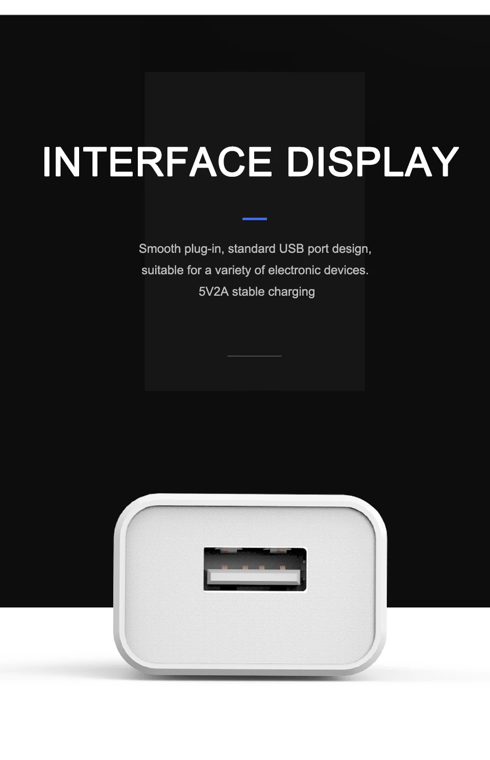 Universal USB Android Phone Charger Wall Plug 5V2A Fast And Stable Charging Mobile phone Chargers For Samsung Xiaomi Huawei (8)