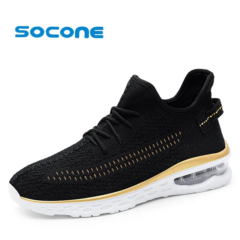 

Socone 2018 New Arrival Men Summer Walking Shoes Male Lightweight Breathable Air Mesh Trainners zapatillas hombre deportiva