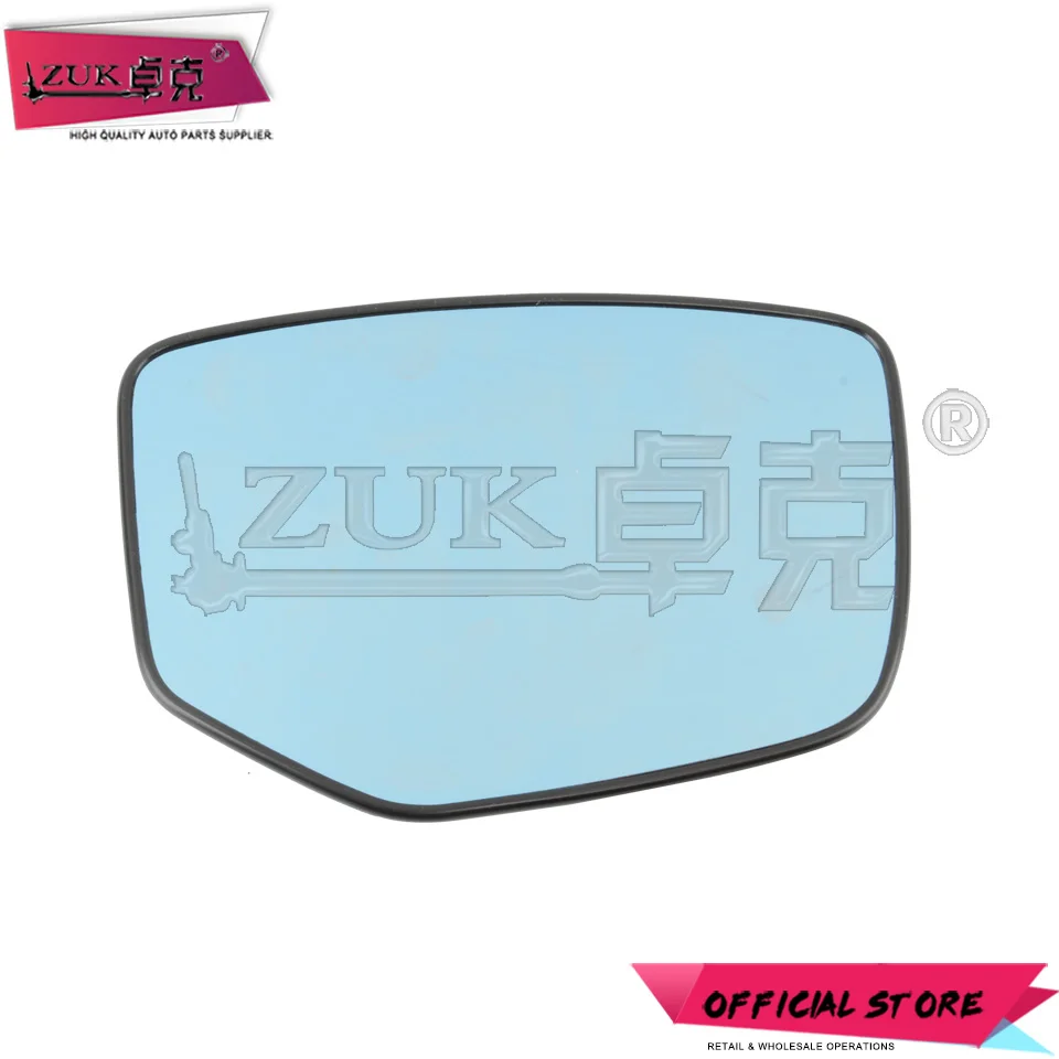 ZUK с подогревом внешний Зеркало заднего вида Стекло с зеркальными линзами для HONDA ACCORD 2008 2009 2010 2011 2012 2013 CP1 CP2 азиатская Модель-голубые линзы в золотистой оправе