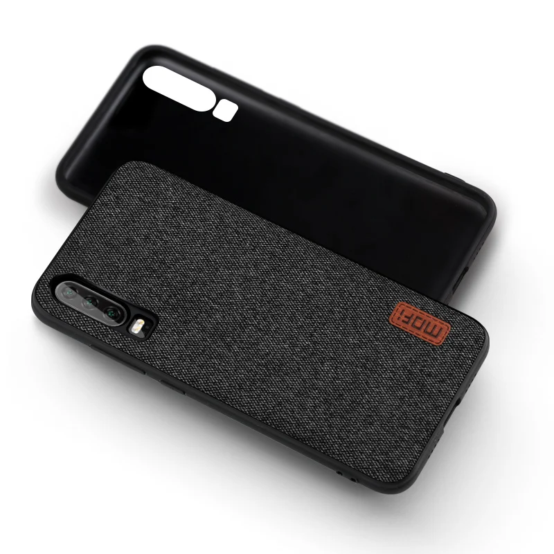 for huawei p30 pro case cover MOFI P30 lite fabric Case for huawei P30 Back Cover Case p30pro Soft Silicone full Cover Case