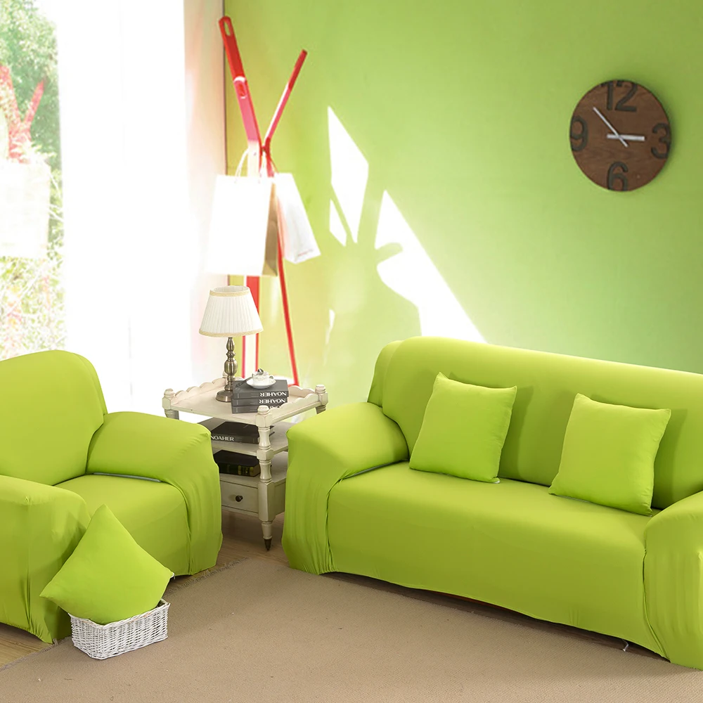 Высокая эластичность полиэфирный чехол для дивана из цельного полотна со сплошным Цвет стрейч крышка l-формы диван Полотенца мебель для Ipad Mini 1/2/3/4 местный