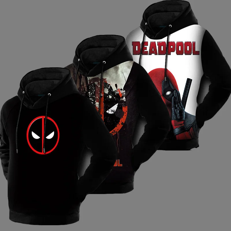 casaco deadpool com capuz