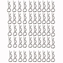 50 шт. зажимы для корпуса булавки для 1/10 RC модели автомобиля багги Грузовик осевой SCX10 RC4WD D90 CC01 Traxxas TRX4 запасные части 02053