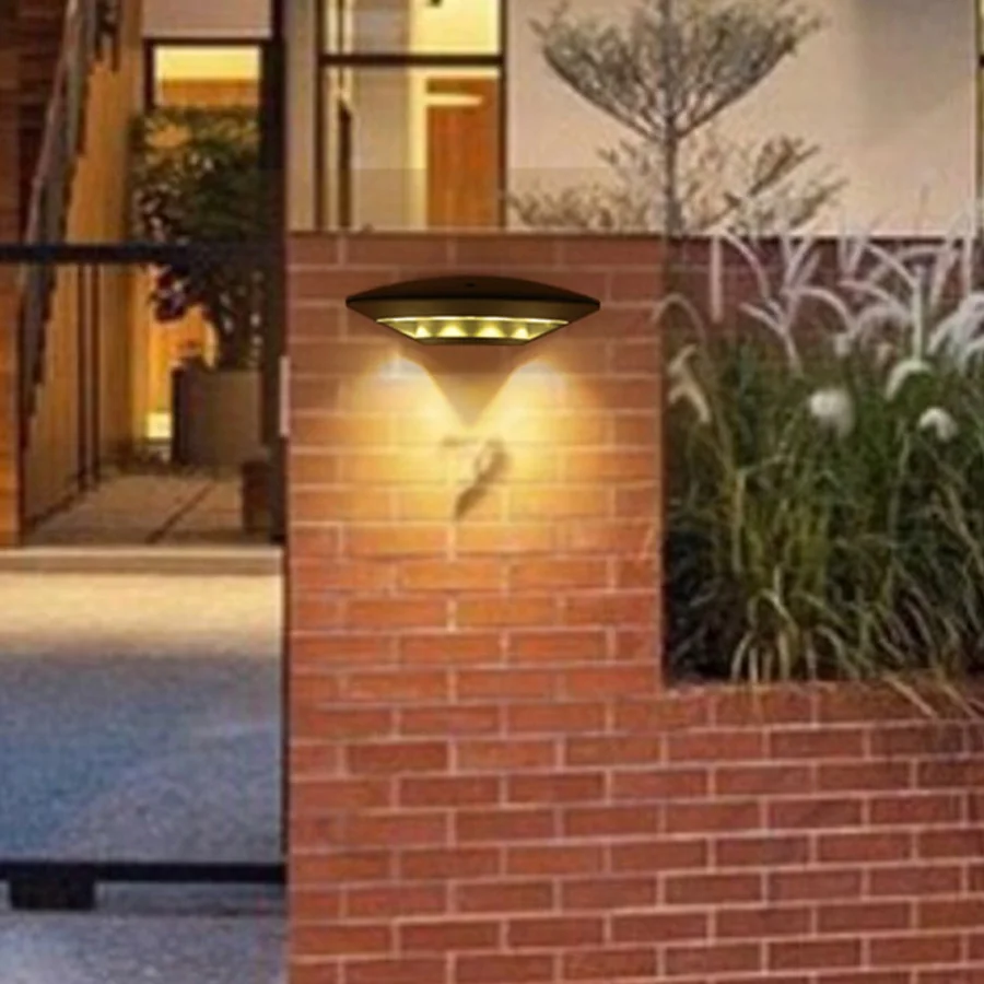 Thrisdar 12W Outdoor Garden Balcony Porch Wall Lamp Villa Courtyard Exterior Wall Light Aisle Corridor Terrace Wall Light