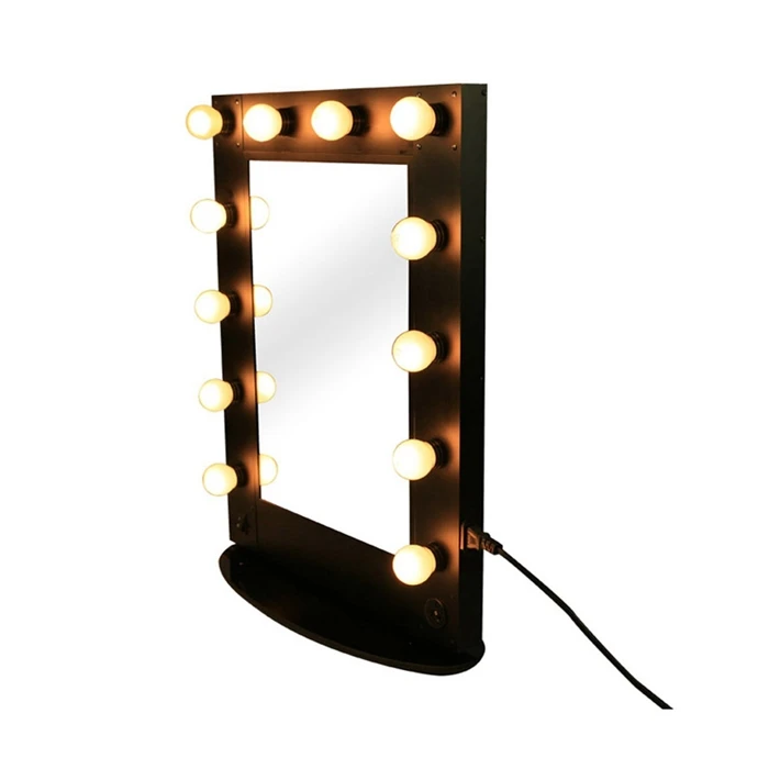 Professionele aluminium make up spiegel met verlichting, 12 stuks ... Professionele aluminium make up spiegel met verlichting, 12 stuks ...