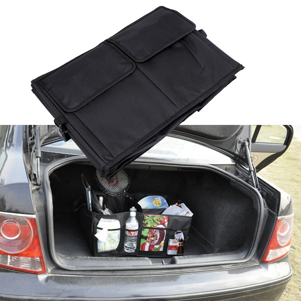 Trunk Stowing Tidying Portable font b Car b font styling Universal 3 Compartments font b Interior