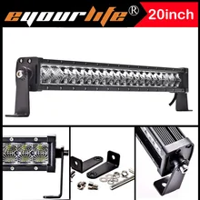 Eyourlife 20 «Светодиодные Бар Barra Светодиодные Панели Тонкий 105 Вт Offroad 22 Inch IP68 Работа Led Light Bar 4×4 ВНЕДОРОЖНИК Грузовик Тонкий Светодиодные панели