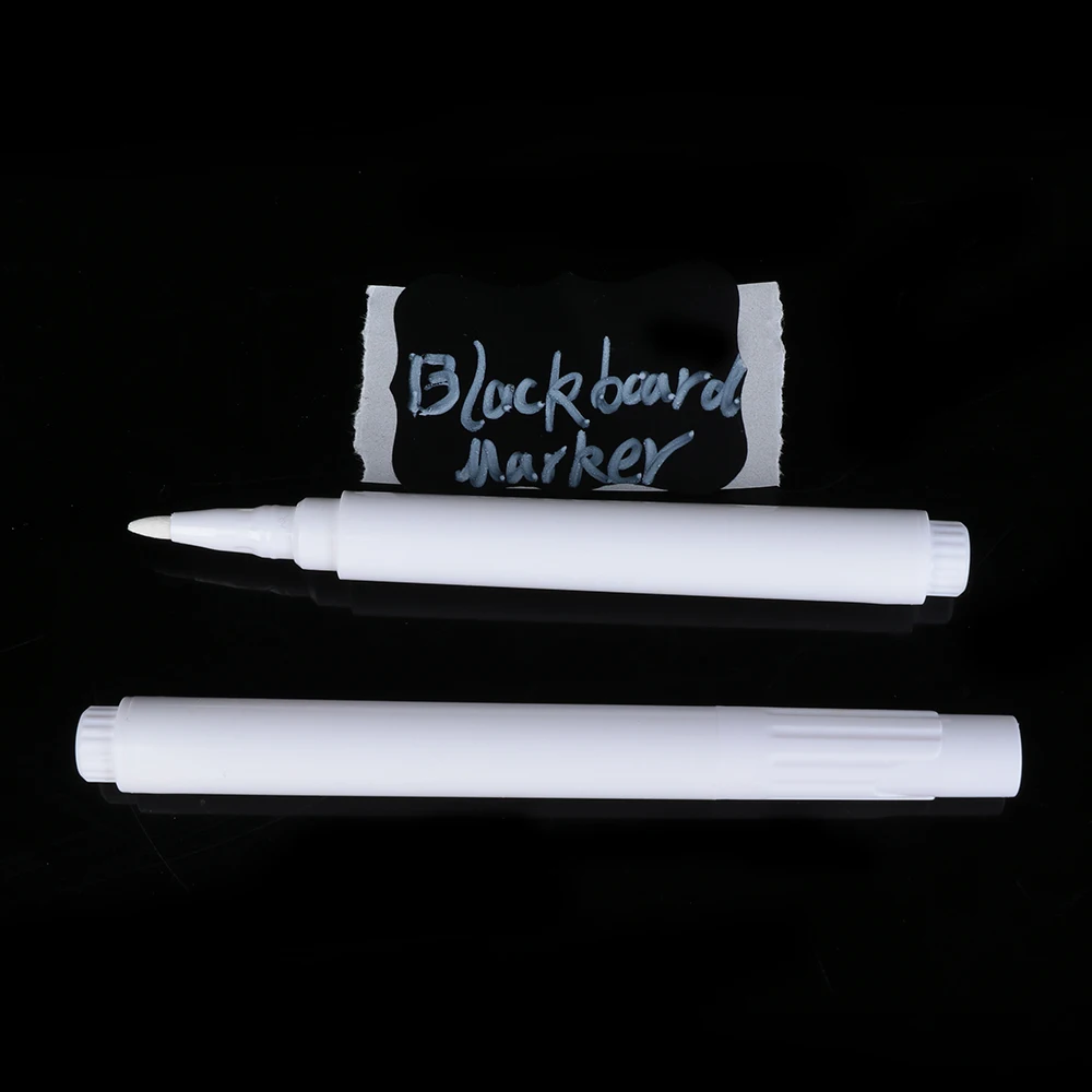 1 шт. белые жидкие Меловые карандаши удобные удаляемые инструменты марки Kawaii Канцелярские Принадлежности для настенные наклейки детские комнаты черная доска кухонная банка