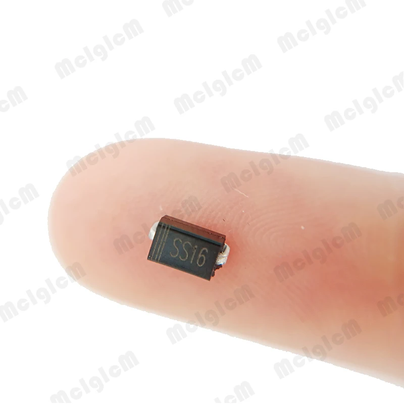 MCIGICM 100 шт. ss16 sma smd do 214ac Диод Шоттки|schottky diode|smd schottky diodediode |