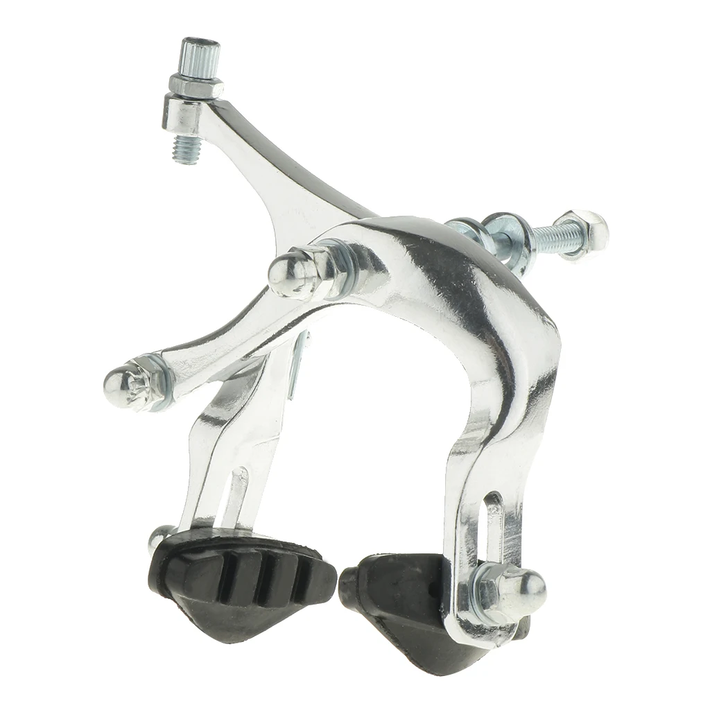 Durable Bicycle Brake Racing Road Bike Dual Pivot Brake Lightweight Aluminum Alloy Side Pull Caliper Front Cycling Accessories
