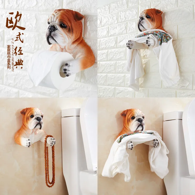  Creative bathroom toilet hygiene tray free punching portable toilet paper box tissue box roll paper