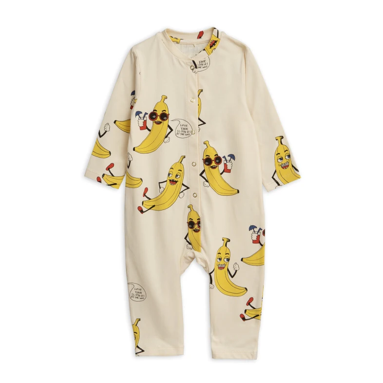 Комплект детской одежды г., весенне-летний топ для мальчиков и девочек, футболка и штаны детская юбка с обезьянкой, платье детский комбинезон - Цвет: Banana Rompers B