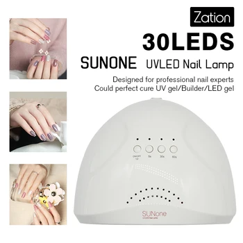 

Zation Nail Uv Lamp Professional 48W UV Lamp LED Nail Lamp 30pcs/ LED Nail Dryer for All Gels Varnish