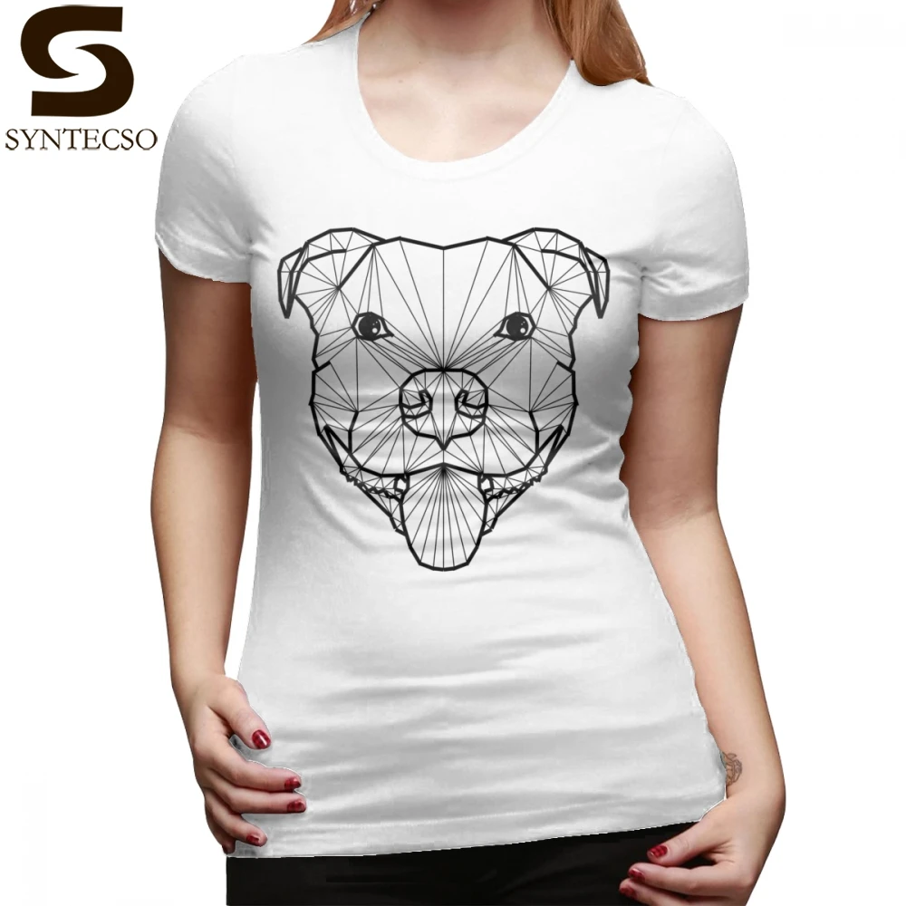 

Staffordshire Terrier T-Shirt Staffy T Shirt Summer Printed Women tshirt Funny XXL Short-Sleeve 100 Cotton Ladies Tee Shirt