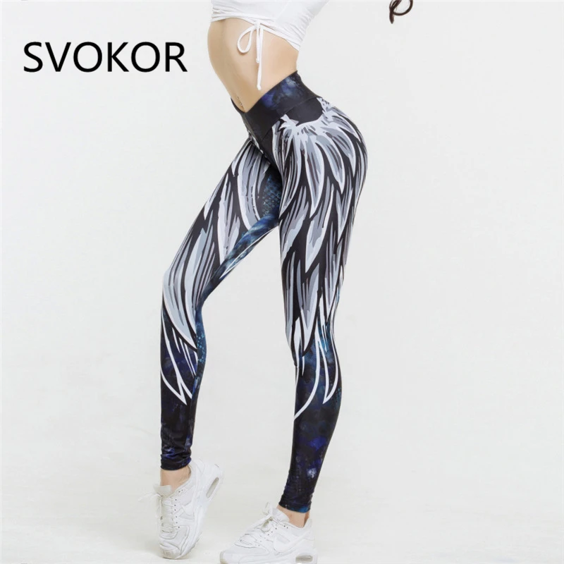 SVOKOR المتناثرة 3D الجناح طماق للنساء 2018 دفع ما يصل الرياضية اللياقة البدنية يغطي الرجل athleisure كمال الاجسام مثير بنطلون نسائي SVOKOR المتناثرة 3D الجناح طماق للنساء 2018 دفع ما يصل الرياضية اللياقة البدنية يغطي الرجل athleisure كمال الاجسام مثير بنطلون نسائي