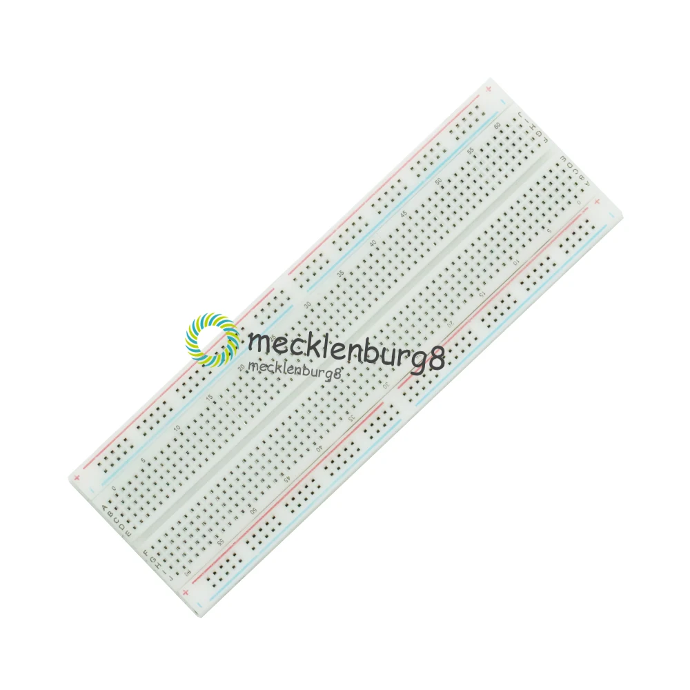 Макетная плата 830 печатная без пайки MB-102 мб102 белая для Arduino Shield тестирование