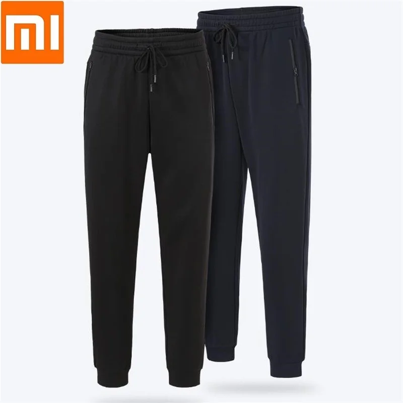 

Xiaomi Uleemark male Leisure sport Pants loose pants knit man trousers High elastic composite fabric Warm fleece anti-static