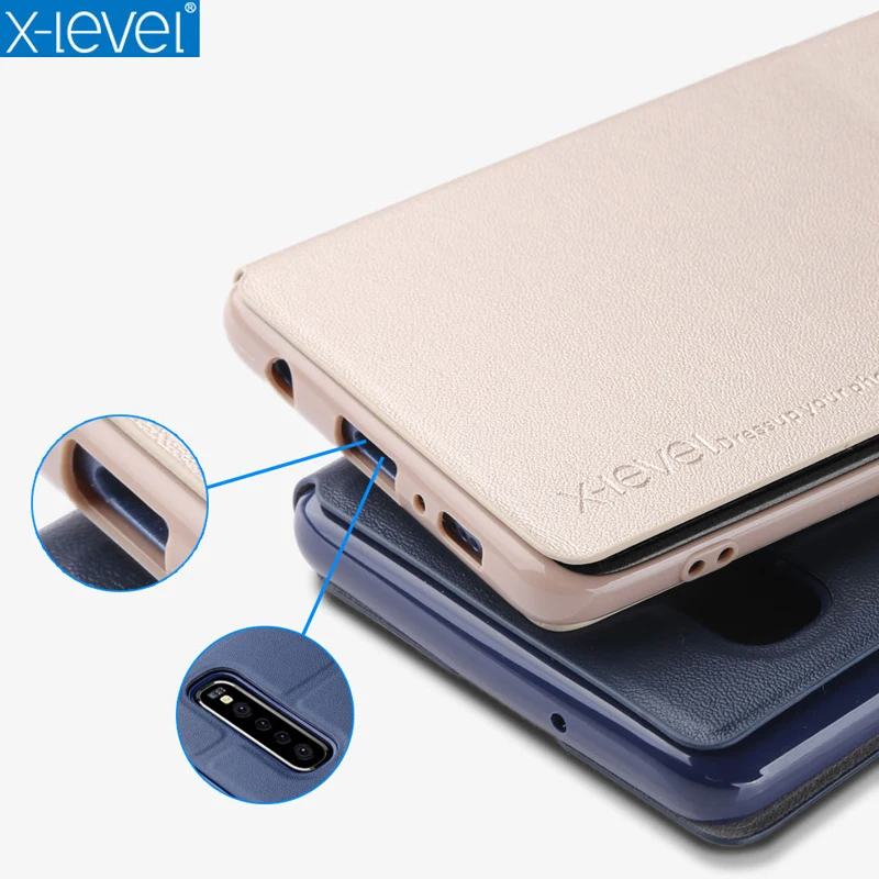 X-Niveau-Boek-Flip-Leather-Case-Cover-Voor-Samsung-Galaxy-S10-Plus-Ultra-dunne-Slanke-S10e (4) 