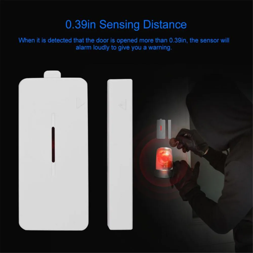 

Z-Wave Door Sensor 0.39in High Sensitivity Independent Trigger Wireless Door Sensor
