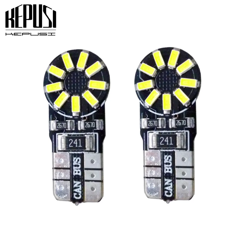 

2x Canbus LED T10 W5W 16SMD Car LED Instrument Panel lamp Backup Bulb 194 168 Clearance light License Plate Bulb Parking light